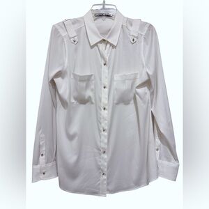 Ivanka Trump Elegant Ivory Women's Blouse